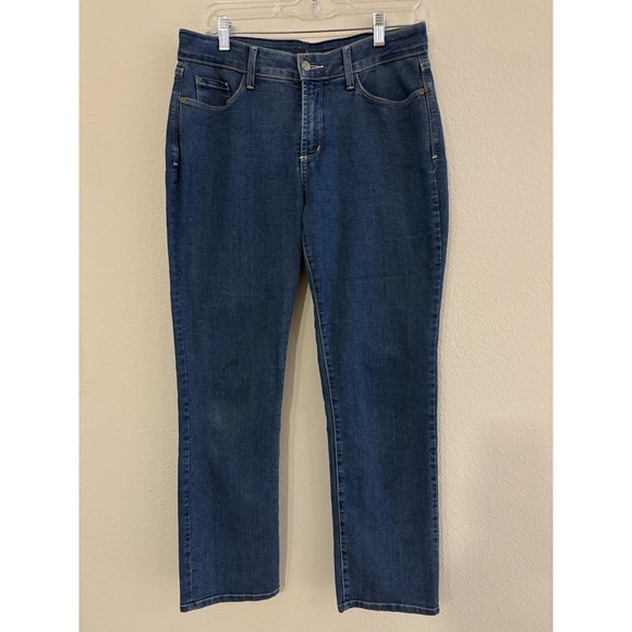 NYDJ Denim - NYDJ Womens Denim Jeans Size 8P Marilyn Straight
